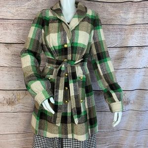 Me Jane Retro Belted Peacoat